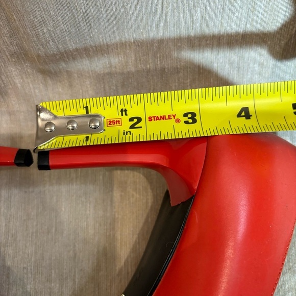 LINEA ROSA Sz 38 Pointy Bow at Toe Cap Metal Accents Heels Statement Shoes - Picture 7 of 12